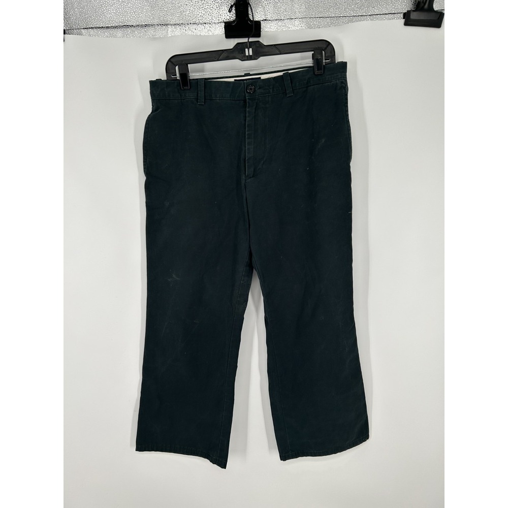 Banana Republic Boot Fit Chino‎ Pants 32x26 Black Straight Relaxed Bootcut